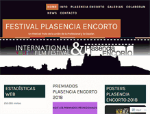 Tablet Screenshot of plasenciaencorto.com